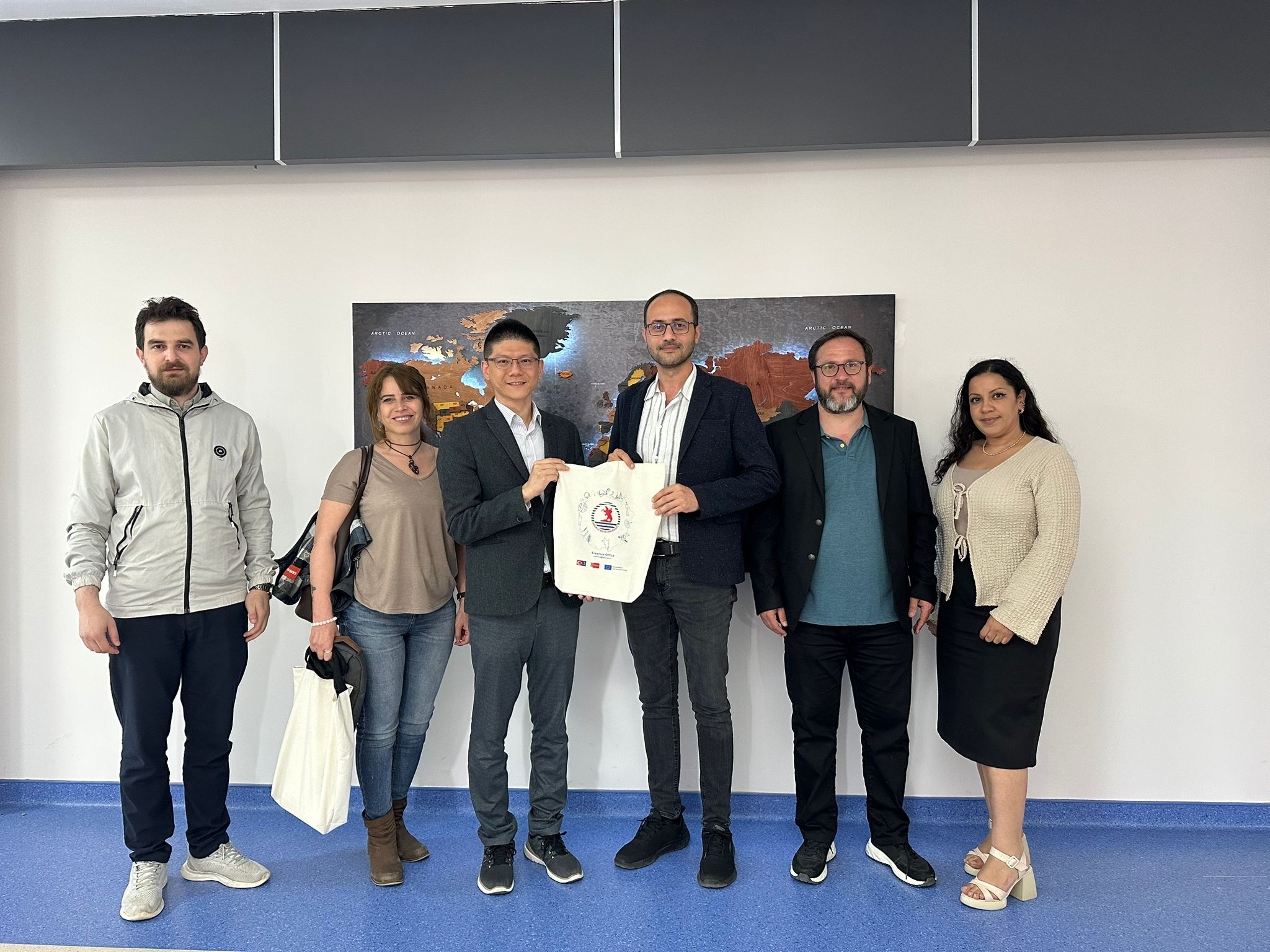 Ankara, Taipei Economic and Cultural Mission Secretary  Visited OMU International Relations Office to Discuss Taiwan–Türkiye Cooperation